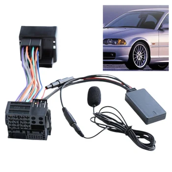 Автомобильный модуль 5.0 AUX Аудиокабель адаптер 10Pin для BMW E46 3 серии, совместимые с Радио Автомобильные аксессуары для беспроводного аудио
