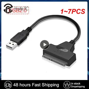 1 ~ 7ШТ Кабель-адаптер USB 3.0 Компьютерные Кабели Разъемы Usb 2.0 Кабель Sata До 6 Гбит/с Поддержка Внешнего SSD Жесткого диска 22 Pin
