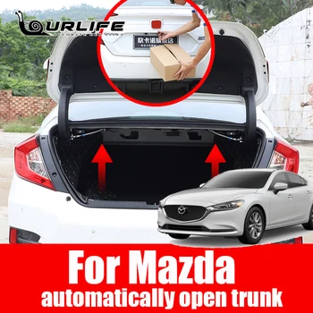 Для Mazda 3 автомобильные аксессуары three axela, регулируемое автомобилем автоматическое пружинное устройство для подъема крышки багажника автомобиля
