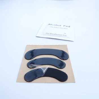 1 Комплект Прочных черных коньков для мыши, ножки для мыши из стали, аксессуары для игровых мышей KANA, Профессиональная модернизация мышей