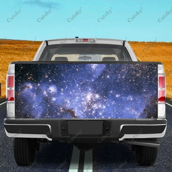 Космическое Звездное небо, изготовленный на заказ автомобильный задний багажник, защитная наклейка Vinly, наклейка для украшения капота автомобиля, наклейка для внедорожного пикапа