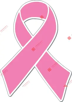 Индивидуальная лента от рака молочной железы, Виниловая наклейка с розовым принтом, наклейка-наклейка для автомобиля, окна мобильного телефона, компьютера, iPad, iPhone, стены и т. Д
