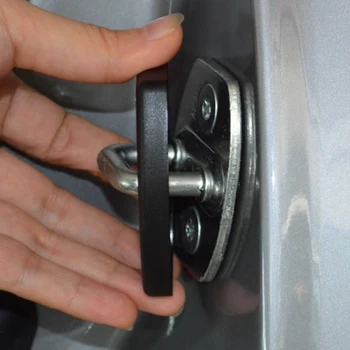 4шт чехлов для дверных замков автомобиля, эмблема Stikcer для Toyota PRIUS 2010-2020, логотип, защитная пряжка, чехол, украшение из нержавеющей стали