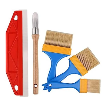 Набор инструментов для обрезки краев, Набор инструментов для обрезки краев, Пластик для стен, Круглые декоративные кисти для покраски дома
