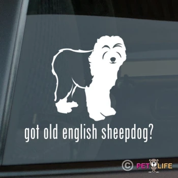 Для старой английской наклейки Sheepdog, вырезанной из винила - наклейка на автомобиль v2 oes