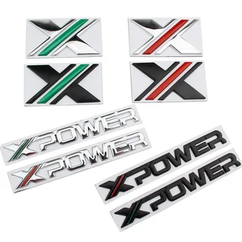 3D Металлические Буквы XPOWER Логотип Наклейки На Крыло Автомобиля Эмблема Значок Наклейка Для MG 5 Scorpio 6 PHEV X Power Xpower Стайлинг Заднего Багажника