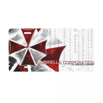 Крышка номерного знака с логотипом Umbrella Corporation, алюминиевая металлическая новинка, декоративная наклейка на передний номерной знак автомобиля, 12x6 дюймов