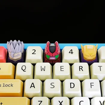 Аниме-колпачок для ключей MiFuny, симпатичный колпачок для клавиатуры ручной работы из смолы, оригинальный изготовленный на заказ японский мультяшный колпачок для ключей для аксессуаров для механических клавиатур