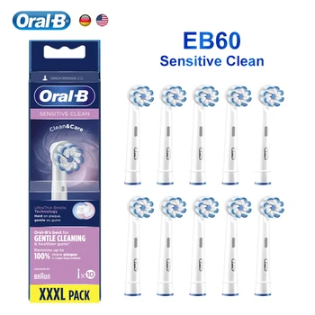 Oral-B EB60 Sensi Ультратонкие Сменные Головки Электрических Зубных Щеток Чувствительны к Чистоте и уходу Оригинальная Сменная Зубная Щетка для Взрослых