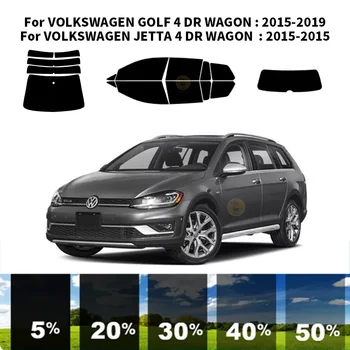 Предварительно обработанная нанокерамика, комплект для УФ-тонировки автомобильных окон, Автомобильная пленка для окон VOLKSWAGEN GOLF 4 DR WAGON 2015-2019