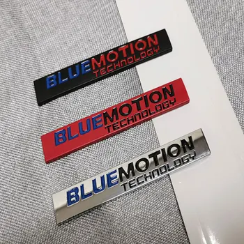 Автомобильные наклейки Bluemotion для Volkswagen Magotan Golf 6 Blue Drive Tail Mark замена передней решетки радиатора наклейка для украшения аксессуары для этикеток