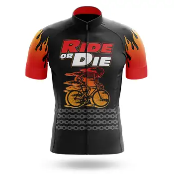 2023 Велосипедная майка Ride Or Die, топы с короткими рукавами, Велосипедная рубашка для скоростного спуска, Летняя спортивная одежда команды шоссейных велосипедов