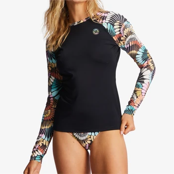 Новые женские рубашки для серфинга с длинным рукавом из лайкры, сексуальная толстовка для серфинга с защитой от ультрафиолета, купальники RightTrack