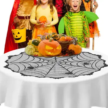 Скатерть для Хэллоуина Дизайн в виде паутины для декора рабочего стола для дома, бара, ресторана, отеля, дома с привидениями, украшения для вечеринок