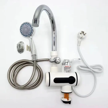 бытовая техника, Электрический водонагреватель 220 В, Электрический мгновенный водонагреватель, смеситель холодного нагрева для душа для кухни, ванной комнаты, ЕС Плюс