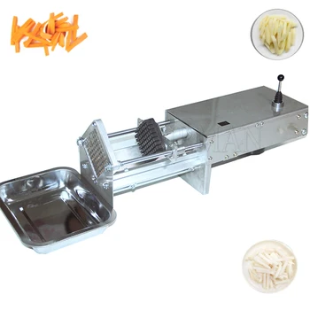Многофункциональный Электрический резак для картофельных чипсов с 7 10 14 мм машиной для резки картофеля фри Коммерческая овощерезка