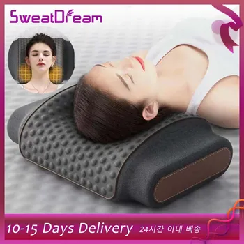 Массаж шейки матки, нагревающая подушка, защитные подушки для сна в позвоночнике, регулирующие кровообращение в шее для облегчения боли, специальная подушка