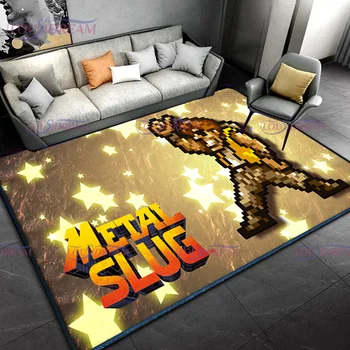 Классическая Игра Metal Slug Gamer Area Rug Ретро-Ковер Напольный Коврик Для Гостиной Спальни Украсит Игру Друзей Большой Площадью Коврового Покрытия