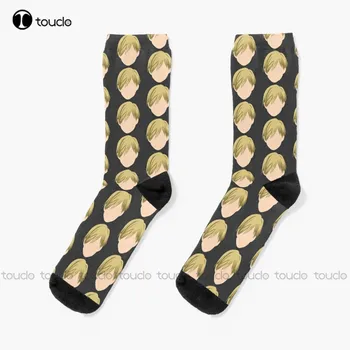 Носки Neito Monoma Mha Женские носки Носки для уличного скейтборда Дизайн цифровой печати 360 ° Милые носки Новый популярный забавный подарок