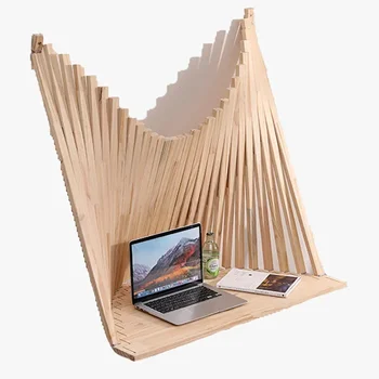Креативный подвесной настенный складной стол, компьютерный складной стол, офисный деревянный складной стол, складной компьютерный стол, офисный домашний
