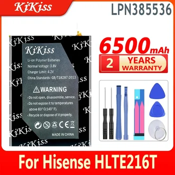 Новый аккумулятор KiKiss емкостью 6500mAh LPN385536 для аккумуляторов мобильных телефонов Hisense HLTE216T
