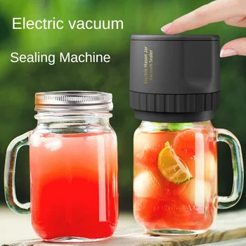 Электрическая вакуумная упаковочная машина Mason can для консервирования пищевых продуктов, открывалка для бутылок Mason