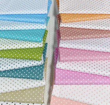 Хлопчатобумажная ткань из саржи с круглыми точками 160x50 см для изготовления детской одежды из материала для одежды Ткань для фотофорума
