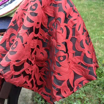 Африканская жаккардовая парча, ткань для платья, свадебная одежда своими руками, материал для шитья в стиле пэчворк, ткань Tecido