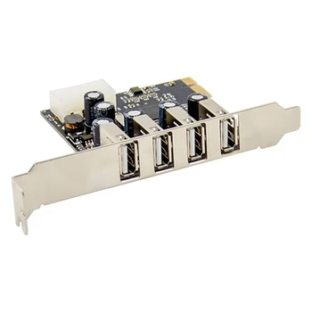 1 комплект карт-преобразователей PCI-E на 4 порта USB 2.0 PCIE USB2.0 Адаптер MCS9990 Чипсет Позволяет выполнять горячую замену платы USB Riser Card PCB