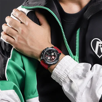 Роскошные мужские часы NAVIFORCE, модные Деловые Многофункциональные водонепроницаемые мужские наручные часы с хронографом Relogio Masculino
