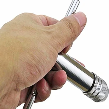 Резьбовой Метрический Штекерный Т-образный Ключ С Т-образной Ручкой Ручной Инструмент 3 мм-8 мм Мастерские Инструменты для Механика Гаечный Ключ Серебристый 5 Штук M3-M8