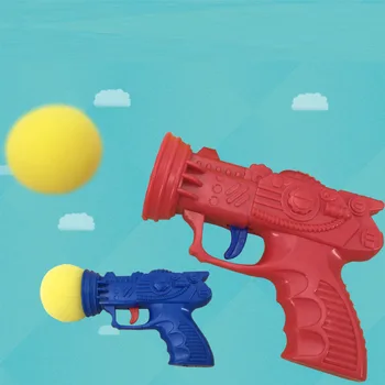 Новый детский Губчатый пистолет, Выбрасывающий мяч, Запускающий мяч, Детские Подвижные игры, Игрушечный пистолет, Декомпрессионная Детская игрушка для всего человека