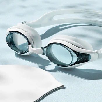 Очки для плавания для взрослых, Профессиональные противотуманные очки для плавания, Очки для бассейна с защитой от ультрафиолета, Силиконовые водонепроницаемые очки для плавания