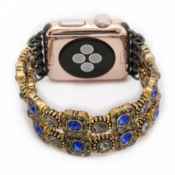 Металлический браслет с бриллиантами Для Apple watch 6 5 4 3 SE 44мм 42мм 40мм Роскошный Браслет Для iwatch Ultra 49мм 8 7 45мм 41мм Ремешок