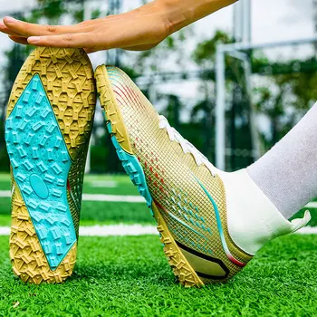 Качественные футбольные бутсы Оптом C.Ronaldo Прочные легкие удобные футбольные бутсы Уличные оригинальные кроссовки для мини-футбола с шипами