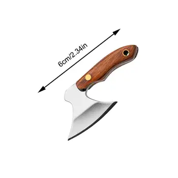 Мини-кухонный нож для распаковки портативных маленьких винных бутылок, нож для резки бумаги EDC, фиксированный брелок-нож