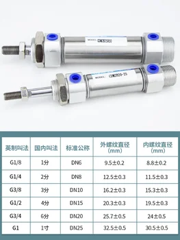 Мини-цилиндр MF из нержавеющей стали CM2B/диаметр цилиндра CDM2B25 - с магнитным MF по той же цене