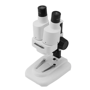 Бинокулярный стереомикроскоп AOMEKIE 20X со светодиодом для пайки печатных плат, инструмента для ремонта мобильных телефонов, слайдов для наблюдения за минералами, Микроскопио