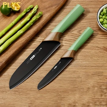 PLYS - Фруктовый нож, Портативный Набор карманных ножей, Безопасный Нож для чистки дыни, Острый Карманный нож
