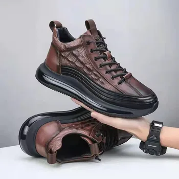 Мужские кроссовки 2023, Весна-осень, Легкие дышащие кроссовки для бега на открытом воздухе, Удобная спортивная обувь для отдыха на шнуровке, мужская вулканизированная обувь
