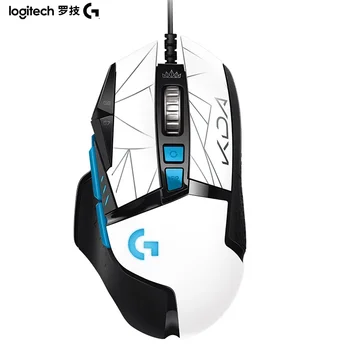 Новая Игровая Мышь Logitech G502 Hero Kda Lightsync Rgb С Usb-Проводными Мышами с Регулируемым Разрешением 25600 точек на дюйм Для Программирования Мышей Для Геймеров