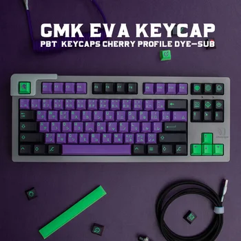 Gmk Mecha-01 Clone Keycap 136 Клавиш Вишневый Профиль Pbt Keycaps Англо-Японский Ключ Cpa Для Механического Брелка 61/64/6