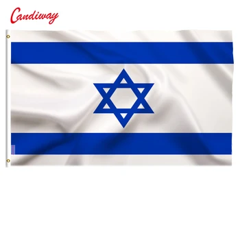 90x150 см Национальный флаг Израиля Еврейская звезда Маген Давид Баннер страны Израиля NN003