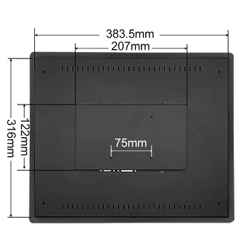 17-дюймовый 1280 * 1024 HD-MI VGA AV BNC Без сенсорного экрана Металлический корпус TFT Встроенный промышленный ЖК-дисплей OEM ODM