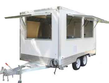 2024 Food Truck 390food Trailer Автомобильная тележка для продажи продуктов Торговый прицеп