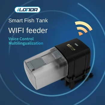 iLONDA Fish tank автоматическая кормушка для аквариумных рыб с дистанционным управлением Wi-Fi, интеллектуальная подача по времени, 165 мл