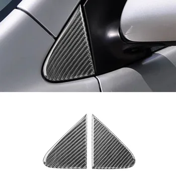 Треугольное украшение передней стойки Декоративная наклейка для Toyota Corolla 2006-2010 2011 2012 Аксессуары для интерьера автомобиля из углеродного волокна