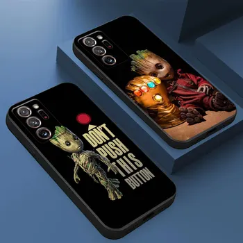 Marvel Guardians Groot Чехол для Samsung Galaxy S20 S22 S23 5G Note 20 Ultra 10 Plus 8 9 S21 Note9 Противоударный Чехол TPU Мягкий