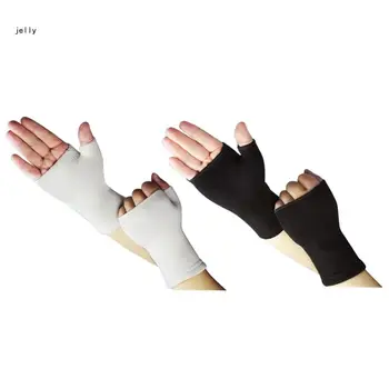 Перчатки без пальцев 448C, спортивные компрессионные перчатки для поддержки запястья