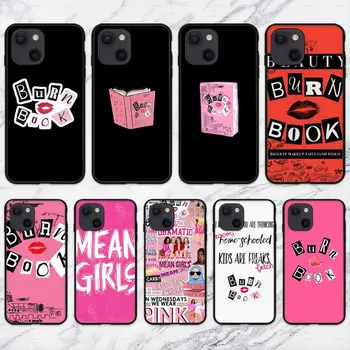 Чехол для телефона Burn Book Mean Girls Kiss для iPhone 11 12 Mini 13 14 Pro XS Max X 8 7 6s Plus 5 SE XR Shell